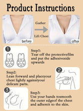 2 Pair Sticky Bra Invisible Adhesive Bra Backless Strapless Push Up Reusable Rabbit Ear Nipple Covers - Viomisha