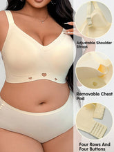 Full Coverage Wireless Bra – Plus Size Seamless Support Bra No Underwire for Large Bust - Viomisha