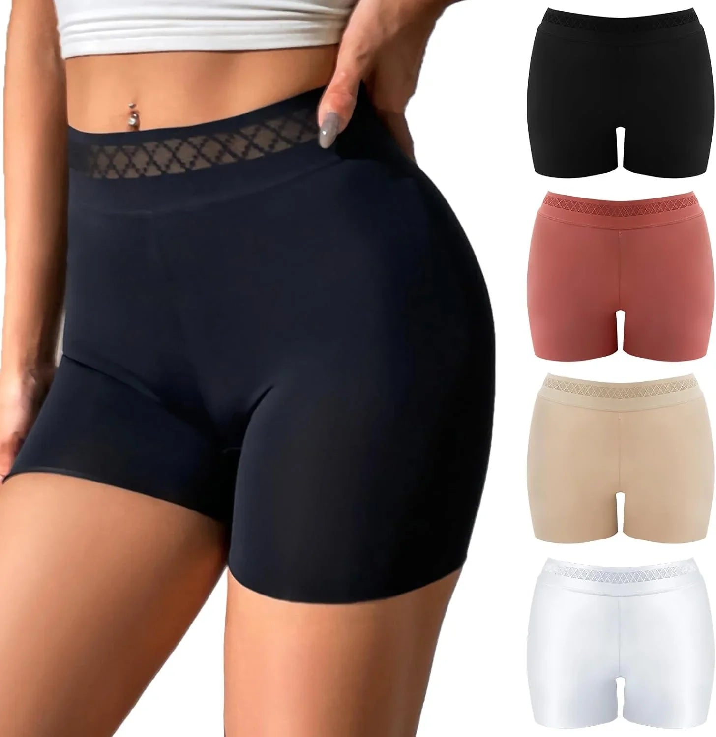 Women's Safety Shorts 4-Pack