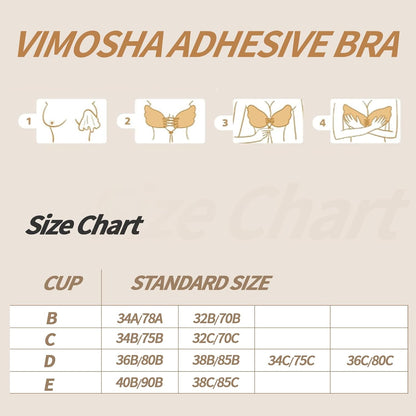 Self Adhesive Silicone Bra