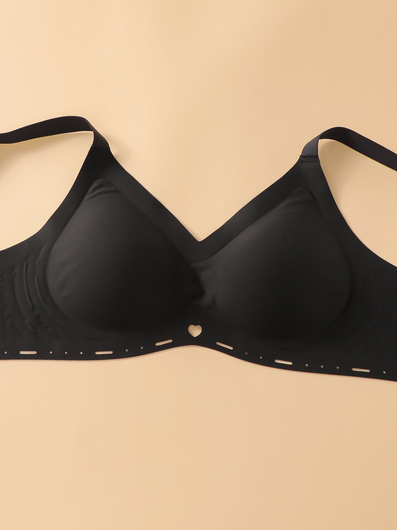 Full Coverage Wireless Bra – Plus Size Seamless Support Bra No Underwire for Large Bust