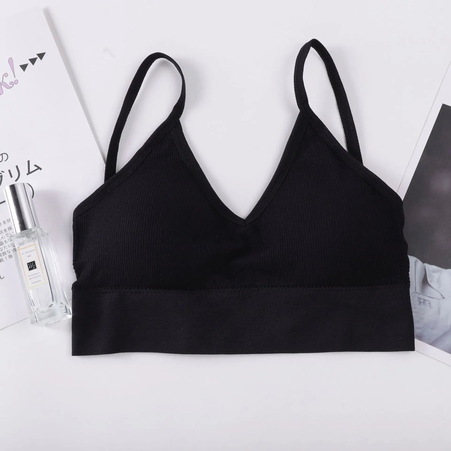 Solid Wireless Sport Bra