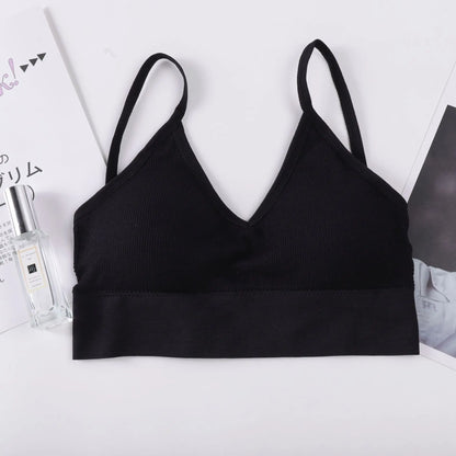 Solid Wireless Sport Bra
