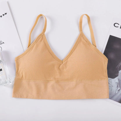 Solid Wireless Sport Bra