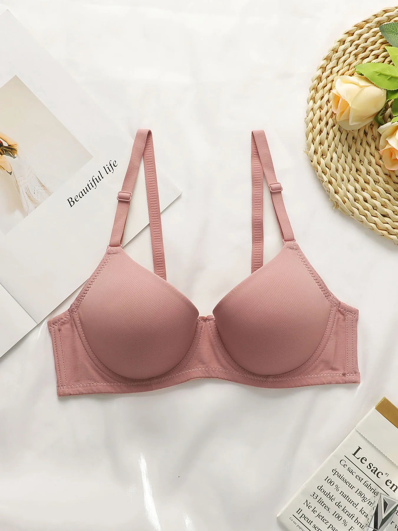 Solid Underwire Daily Bra