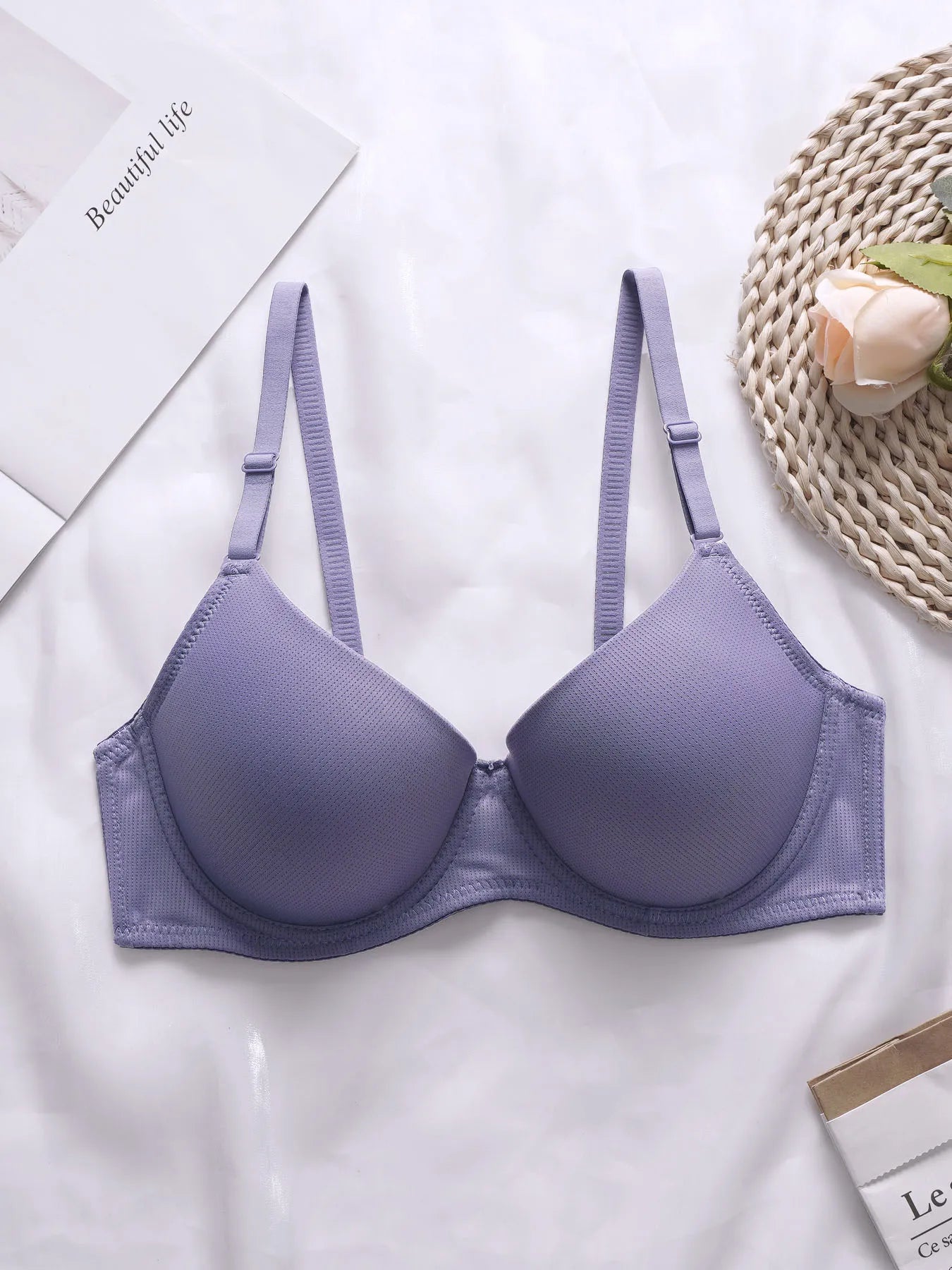 Solid Underwire Daily Bra