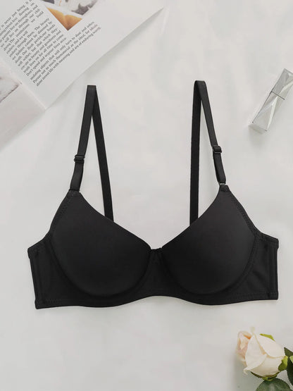 Solid Underwire Daily Bra