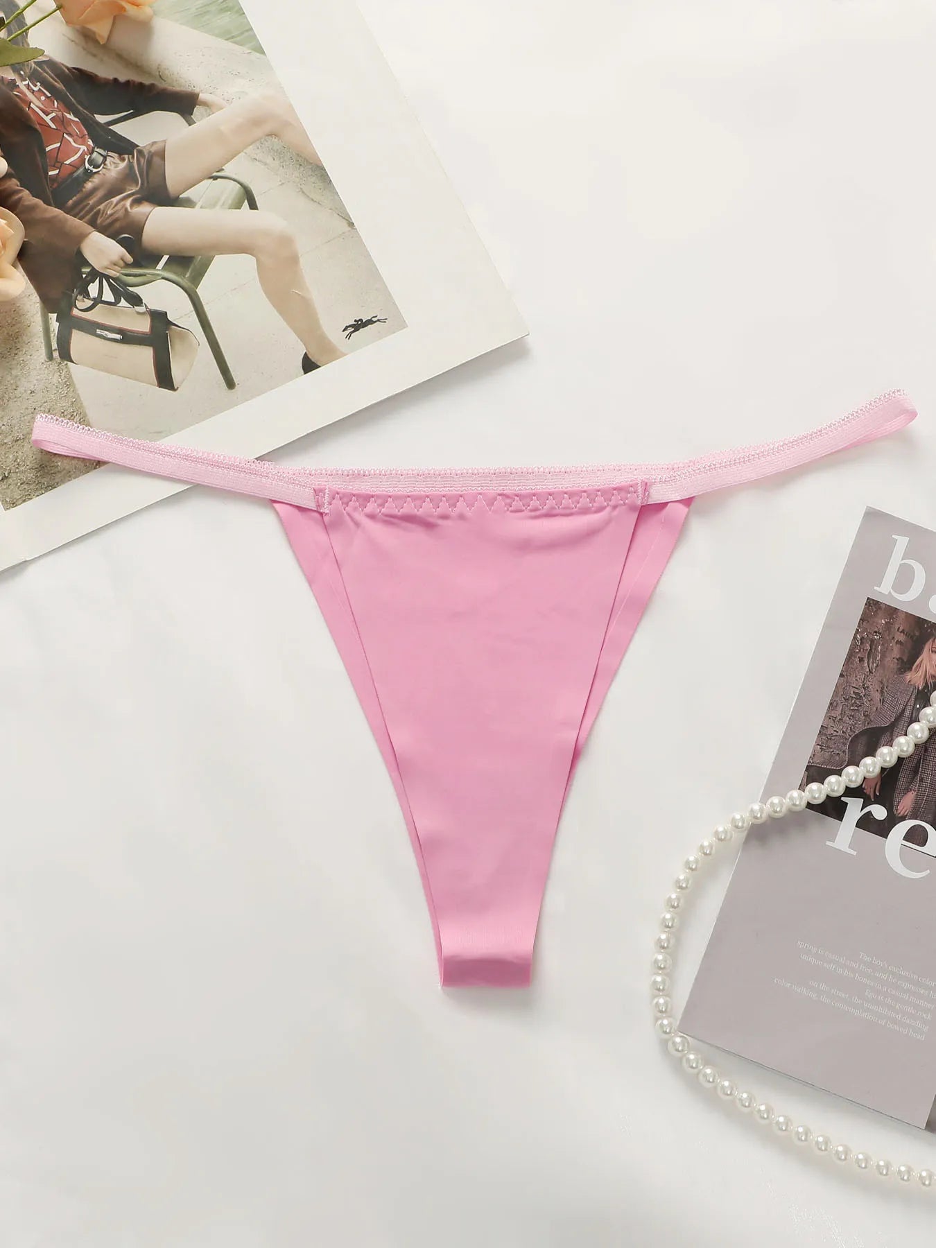 Solid Low Rise Thong
