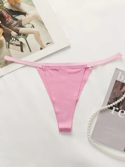 Solid Low Rise Thong