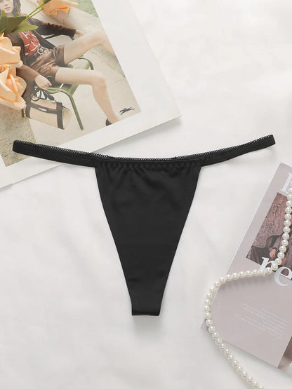 Solid Low Rise Thong