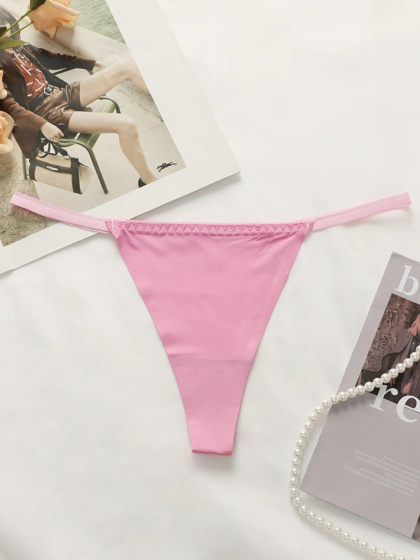 Solid Low Rise Thong