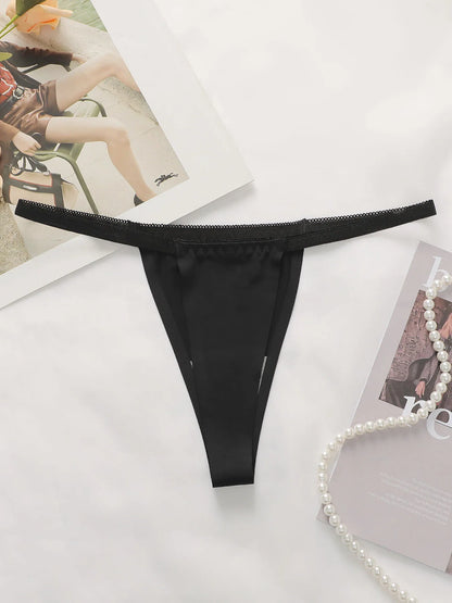 Solid Low Rise Thong