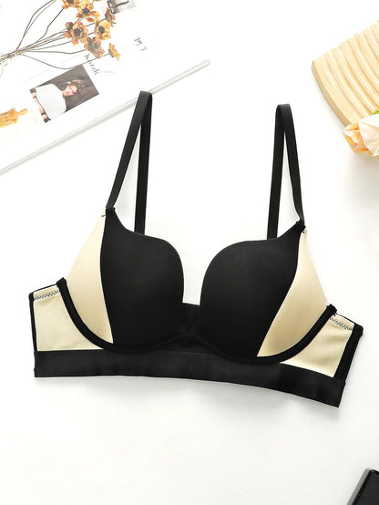 Deep V-neck Underwire Bra